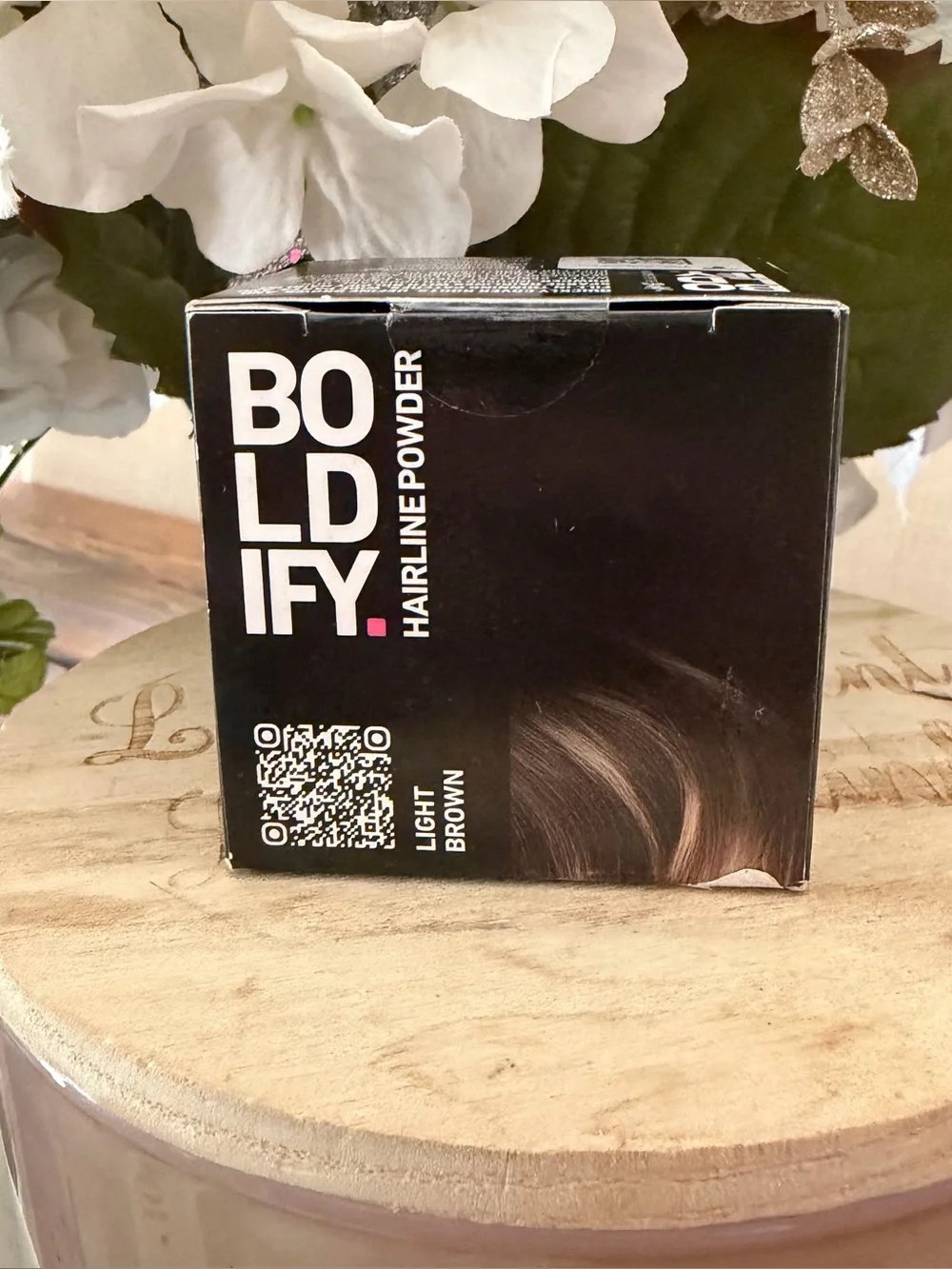 Boldify Hairline Powder Fills in Sparse Areas of Hair, Light Brown NIB exp. 5/28